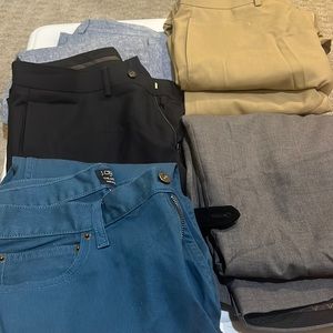 Lot of 33x30 men’s dress pants. Used condition but on the newer side
